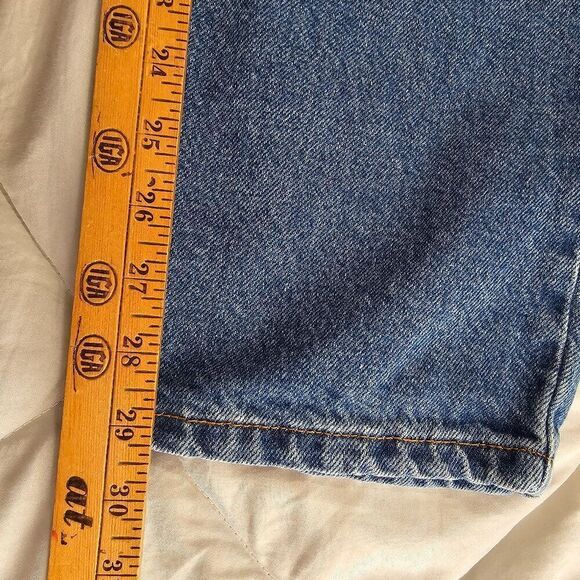EUC VINTAGE OPEN TRAILS HIGH RISE TAPERED JEANS 100% COTTON SIZE 14 MEDIUM - Picture 15 of 15